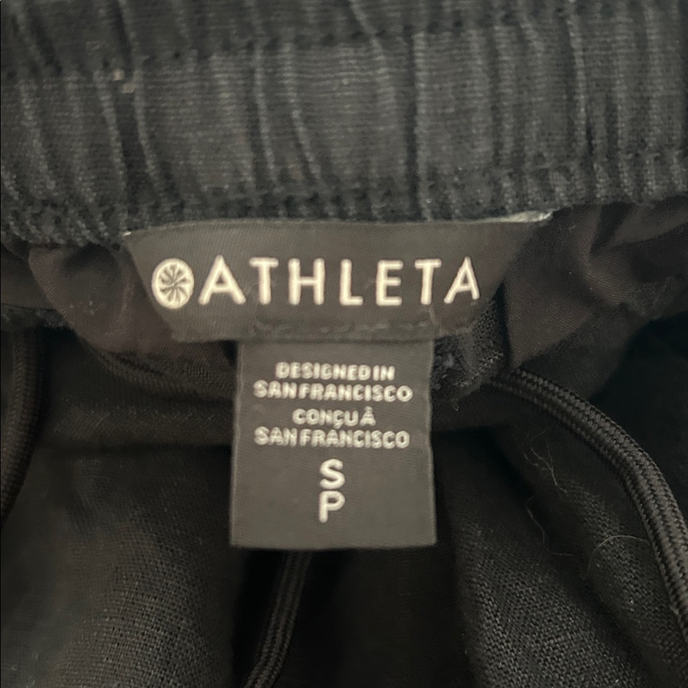 Athleta Women’s Retreat Linen High-rise Jogger black - S - Picture 5 of 8